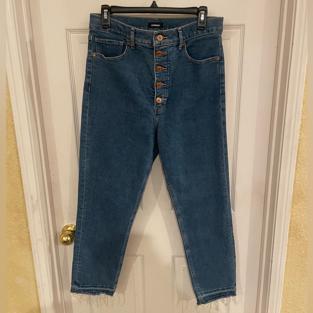 Express Mom Super High Rise Jean